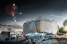 Latticed Eco Pavilions