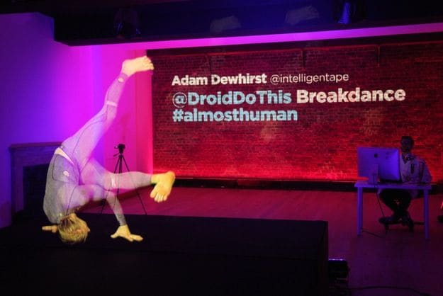 Tweet-Controlled Holograms