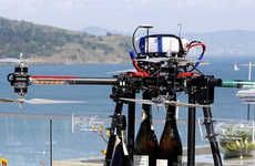 Champagne Delivery Drones