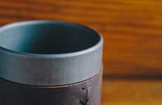 Luxurious Leather Tumblers