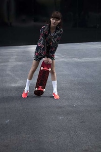 Loitering Skater Girl Captures Image 2