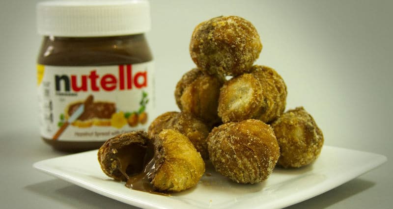 Chocolate Croissant Donut Holes