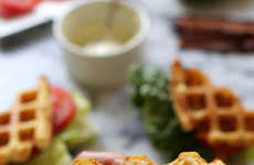 Waffle-Bread BLTs