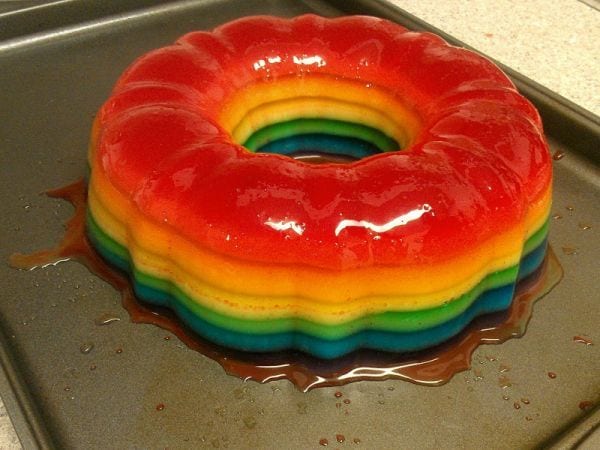 Alcoholic Gelatin Cakes