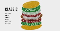 Topped Burger Illustrations Image 2