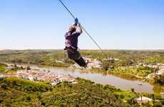 Border-Crossing Zip Lines