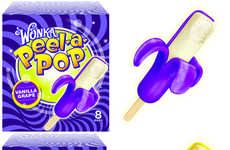 Banana Peel-Inspired Popsicles