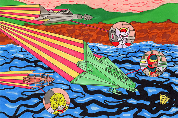 Psychedelic Sci-Fi Illustrations