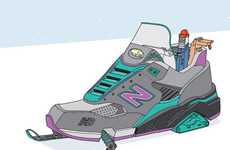 Vehicular Sneaker Illustrations