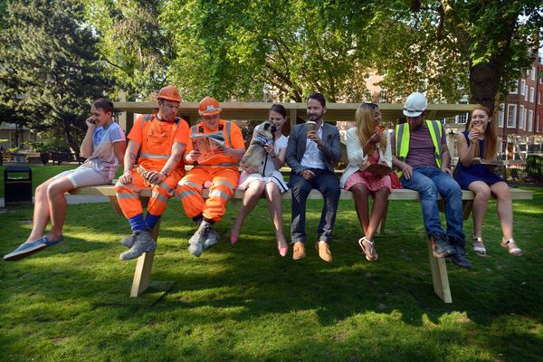 Giant Picnic Lunch Tables Image 2