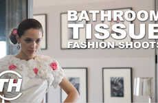 Bathroom Tissue Fashion Shoots