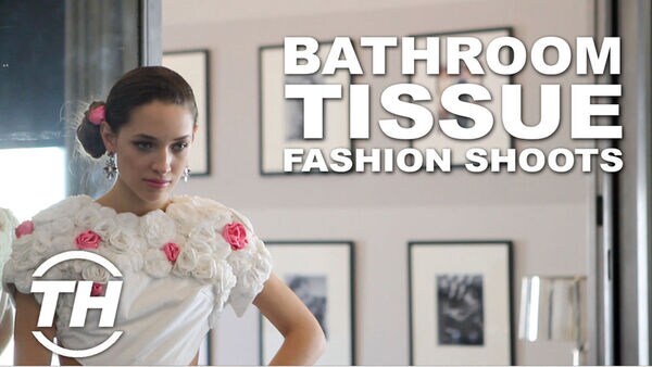 Bathroom Tissue Fashion Shoots
