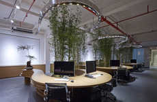 Foliage-Covered Offices