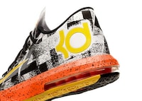 Pixelated Basketball Sneakers Image 3