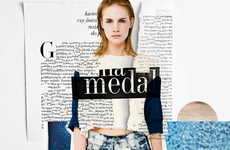 Paper-Collaged Model Portraits