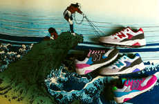 Illustrative Sneaker Landscapes