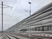 Billowing Cement Railway Stations Image 3