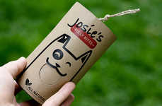 Cartoonish Dog Treat Branding