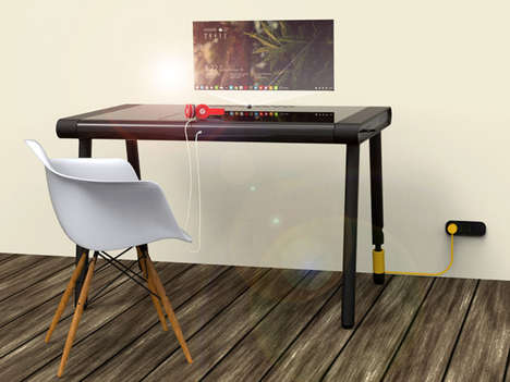 Laptop-Integrated Desks