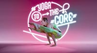 Neon Yoga Photography Image 2