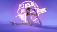 Neon Yoga Photography Image 4