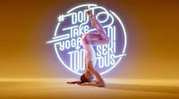 Neon Yoga Photography Image 5