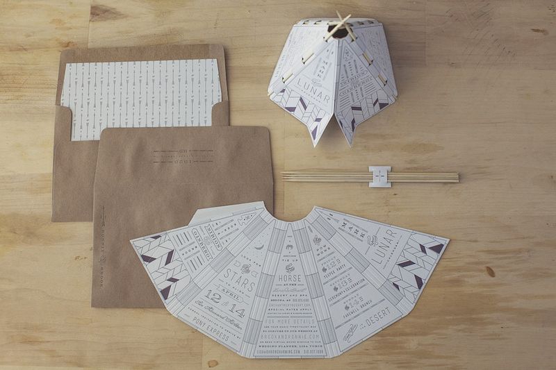 Teepee-Themed Invitations