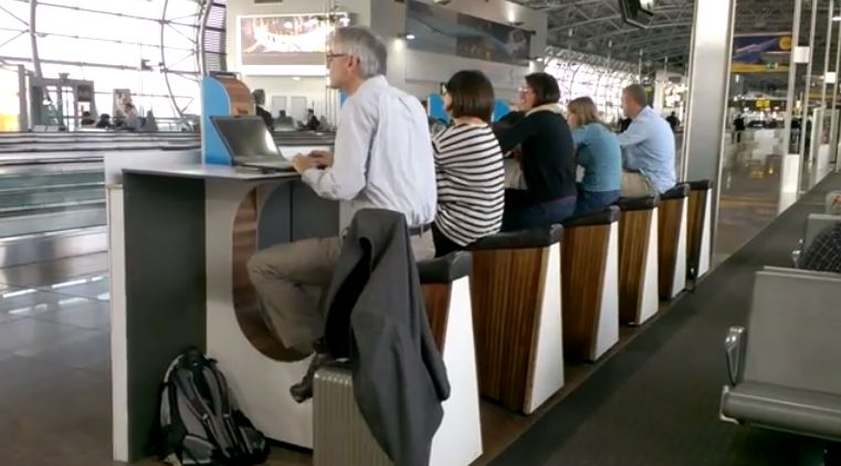 Cycling Phone Charge Stations