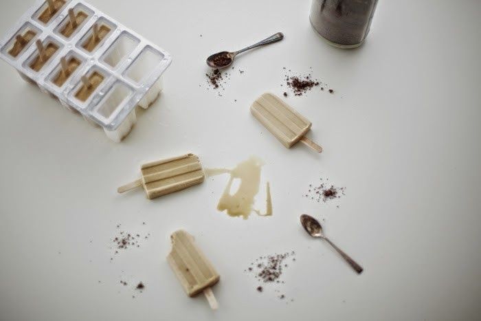 Caffeinated Coffee Popsicles