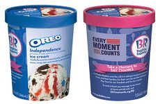 American Flag Ice Creams