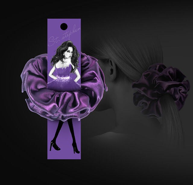 Tutu-Like Scrunchie Packaging