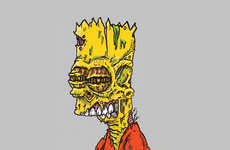 Zombified Cartoon Characters