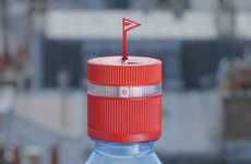 Hydration-Reminding Bottle Caps