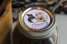 Medieval Mason Jar Labels