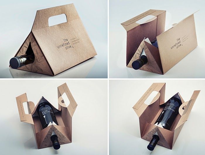 Tented Olive Oil Packaging