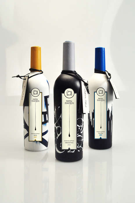 Expressionist Vino Branding: This Wine Packaging Concept Design is ...
