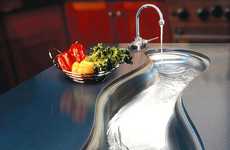 Flowing Kitchen Sinks