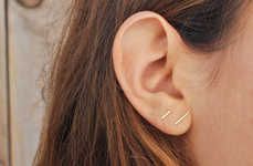 Linear Minimalist Earrings