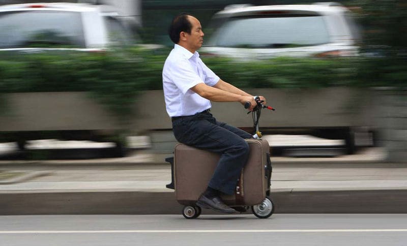 Suitcase-Made Scooters