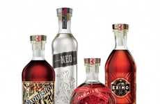 Decanter-Like Rum Branding