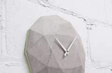 Carved Concrete Clocks