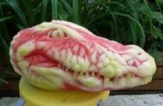 Reptilian Watermelon Art