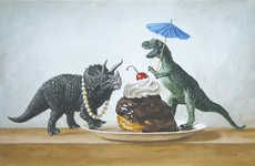 Dino Tea Party Posters