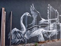 Sorrowful Animal Graffiti Image 2