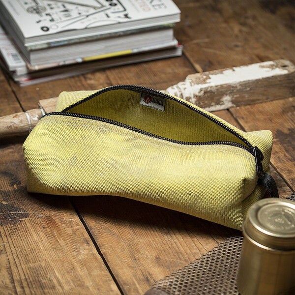 Fire Hose Toiletry Bags