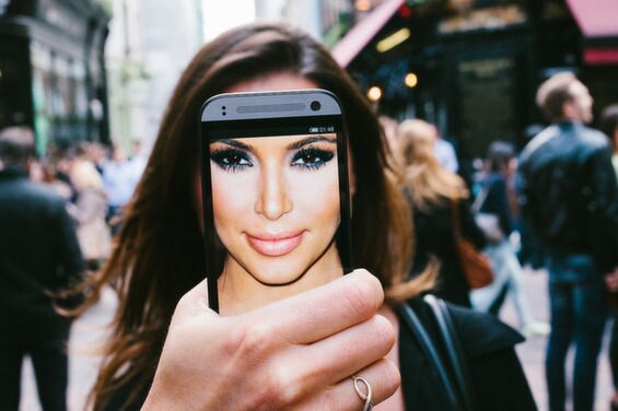Satirical Celebrity Selfies