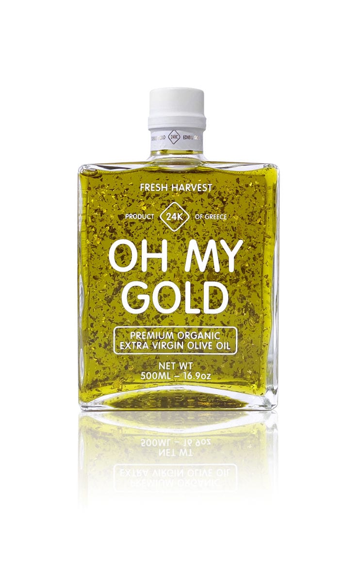 Gold-Infused Oil Packaging