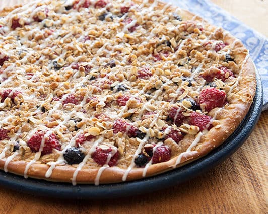 Fruity Granola Pizzas