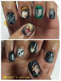 Anime Nail Art Image 3