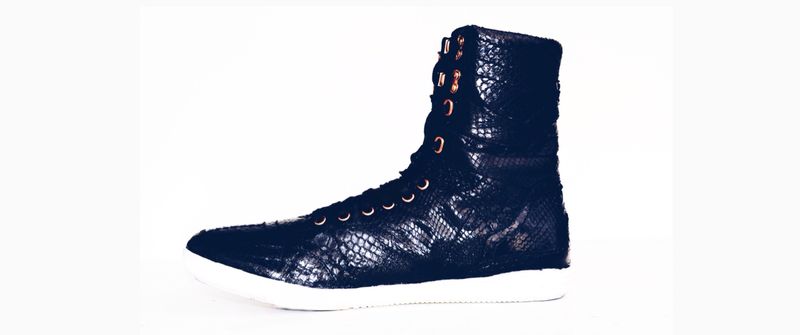 Sleek Python Footwear